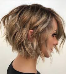 Ask your stylist for choppy layers and a rounded cut, and use a sea salt spray to create easy. 100 Short Hairstyles For Fine Hair Best Short Haircuts For Fine Hair 2019 Haircuts For Fine Hair Bobs For Thin Hair Wavy Bob Hairstyles