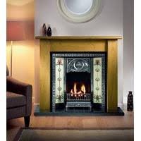 You thought you couldn't have a fireplace in your apartment? Lincoln Wooden Fireplace Package With Tulip Cast Iron Tiled Fire Insert High Efficiency Fireplace Large Selection Great Prices
