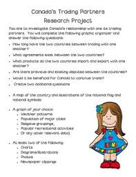 Grade 6 Social Studies Ontario Canada S Trading Partners Project Social Studies Ontario Social Studies Study