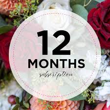 Keep your home or workspace bright and welcoming with regular fresh flower deliveries Monthly Flower Delivery 12 Months By Bloem Flowers Chocolates Paperie