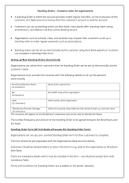 Standing instructions are a way of making an automatic payment of a fixed amount to a loan, bill, or. Https Aib Ie Content Dam Aib Personal Docs Help And Guidance Standing Order Set Up Form Pdf