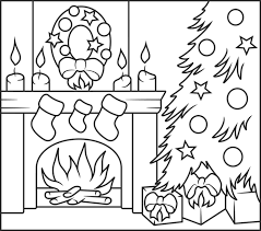 Christmas Fireplace Online Color By Number Game Christmas Coloring Pages Christmas Fireplace Online Coloring