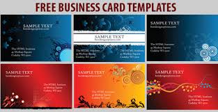 Choose from a variety of business card designs that you can personalize to fit your style. Free Business Card Templates 6 Colorful Designs