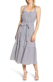 Michael Michael Kors Tiered Midi Dress Available At Nordstrom Dresses Summer Dresses Midi Dress