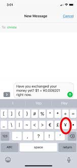 The base unit of both currencies shared the same chinese character pronounced yuán in mandarin chinese and en in standard japanese. Currency Symbols How To Type The Yen Symbol On Your Iphone