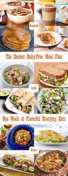 The Easiest Dairy Free Meal Plan Gluten Free Optional Dairy Free Lunch Dairy Free Breakfasts Dairy Free Diet