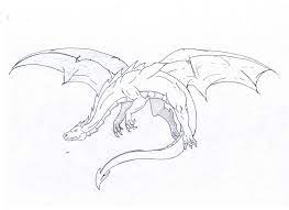 What's that up in the sky? Flying Dragon Drawing By Katy500 On Deviantart Dragon Coloring Page Fly Drawing Dragon Drawing