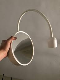 Placed correctly, ikea round mirrors can multiply and bounce around light from a window or light fixture. Ikea Blavik Vanity Mirror With Light Furniture Home Living Home Decor Mirrors On Carousell