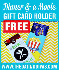 Printable Gift Card Sleeves From The Dating Divas Printable Gift Cards Gift Card Holder Movie Gift