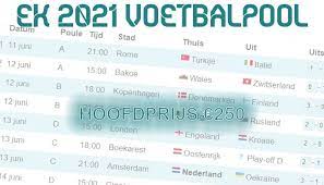 Hello, is there a update available for the ek2021. Ek Pool 2021 Voorspel Met Familie En Vrienden