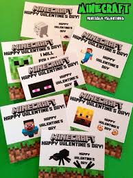 Valentine's day celebrates the magical experience of love. Diy Minecraft Valentine Party Cards Mindbodysoulessentials
