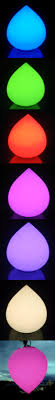 10 Inch Teardrop Led Color Changing Remote Control Battery Operated Re Charger Included Color Changing Led Led Glow Lights Color Change