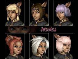 Mithra Are Cat People So Many Different Stypes Final Fantasy Cat People Fantasy