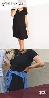 Oldnavy.com provides the latest fashions at great prices for the whole family. Old Navy Black Jersey Knit Swing T Shirt Dress Relaxed Through The Body With A Flared Hem That Swings Out Dress Hits Swing Tshirt Dress Dresses Clothes Design