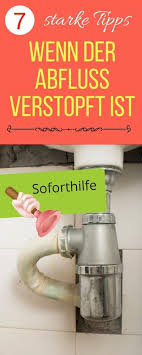 Verstopften Abfluss Reinigen Mit Hausmitteln Abfluss Verstopft Haushaltsfee Org Ausguss Reinigen Waschbecken Abfluss Tipps