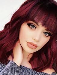 At the wig company you'll find hundreds of synthetic and human hair bangs wigs from celebrity designers like raquel welch. Bob Wig Short Curly Wigs Lightinthebox Com