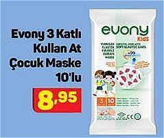 Evony 3 Katli Kullan At Cocuk Maske 10 Lu Indirimde Market