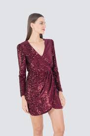 Rent Maison Talula Sequin V Neck Mini In Dubai Designer 24