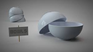 Bowl 01 3d Model C4d Bowl 3d Model Model