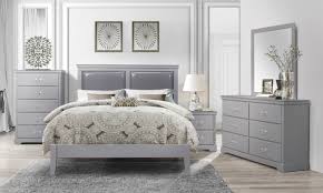 Shop bar iii men's light gray chambray suit separates, created for macy's online at macys.com. Seabright Collection Bedroom Set Light Gray Finish 1519he Casye Furniture