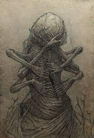 Isterika By Kirill Semenov Creepy Art Scary Art Creepy Drawings