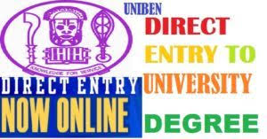 Jamb 2021 direct entry (de) form release date, d.e registration closing date, screening dates, latest admission updates, deadline extension and jamb d.e latest news updates is our topic for today. Uniben Direct Entry Form 2020 2021 Uniben Edu Direct Entry Portal 2020