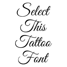 Other popular fonts used in tattoos include: Handwritten Script Tattoo Font Generator