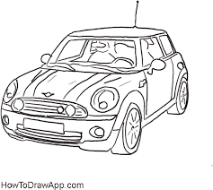 Today, we give you this lovely. Download Drawing Of The Mini Cooper Car Coloring Pages Draw A Mini Cooper Easy Png Image With No Background Pngkey Com
