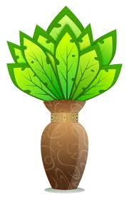 Plant And Vase Planter Plants Free Clip Art Clip Art