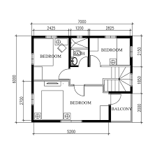 This is different with all the living on the very front and the bedrooms/laundry grouped. Small Home Design Plan 6x7m With 4 Bedrooms House Plans 3d
