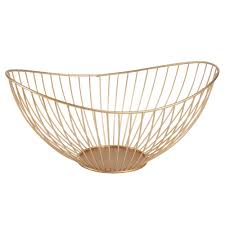 Corbeille A Fruits En Metal Dore Maisons Du Monde Corbeille De Fruits Corbeille Fruits
