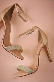 Shop The Look Wedding Pretties By Bhldn Gold Bridesmaid Shoes Sparkly Heels Bridesmaid Shoes