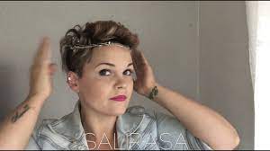 Easy Hairstyle For A Pixiecut Style With Accessories Youtube Hair Styles Easy Hairstyles Long Hair Styles