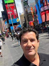 Ismet Smajli is at Time Square Manhattan NewYork.