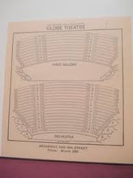 1923 globe theatre seating chart new york city