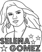 When we think of october holidays, most of us think of halloween. Selena Gomez Colouring Sheets