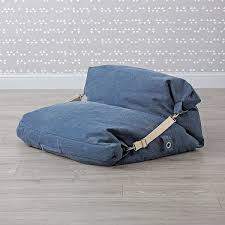 Kids Blue Bean Bag Bed Chair Reviews Crate And Barrel Bean Bag Chair Blue Bean Bags Bean Bag Bed