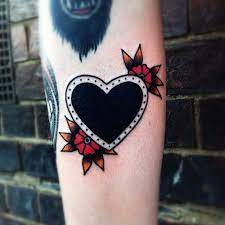 Heart Tattoo Traditional Heart Tattoos Tattoos Cover Tattoo