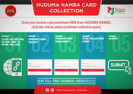 How to know if my huduma number is ready. How To Select Your Preferred Huduma Namba Card Collection Point