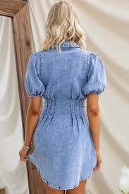 Mara Denim Dress - Chic & Versatile – Amaroso Boutique
