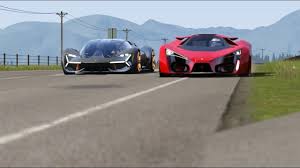 Lamborghini Terzo Millenio Concept Vs Ferrari F80 Concept At Highlands 1 Ferrari F80 Ferrari Convertible Ferrari Laferrari
