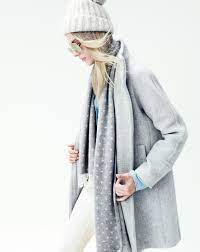 Crew cape scarf charcoal heather gray white striped. Women S New Arrivals Dresses Shoes More J Crew J Crew Cocoon Coat Fashion Cocoon Coat Outfit