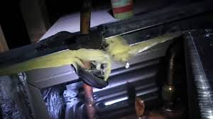 Induction furnaces produce their heat cleanly, without burning fuel. Hvac Coil Leak And Quick Fix Youtube