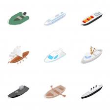 Dibujos animados de transporte, maritimo para animar tus páginas web y tus redes sociales favotitas, como twitter o facebook entre otras muchas. Conjunto De Transporte Maritimo Estilo De Dibujos Animados Vector Premium