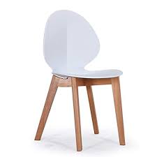 Tlmydd Modern Minimalist Fashion Dining Chair Creative Fashion Cafe Table And Chair Combination Plastic Dining Roo Curved Chair Solid Wood Chairs Modern Chairs
