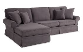 Katie Charcoal 2 Piece Right Arm Facing Sectional Sectional Bob S Discount Furniture Fabric Sectional