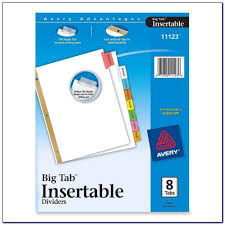 Posted on april 24, 2015 by erin cobb. 8 Tab Insertable Divider Template Staples Vincegray2014