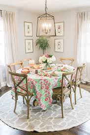 Pomegranate Inc Tulip Trot Cotton Tablecloth Table Cloth Table Decorations Home Decor