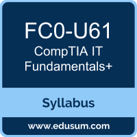 Comptia Fc0 U61 Certification Syllabus And Prep Guide