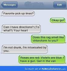 Favourite Pickup Lines Funsubstance Funny Text Message Funny Texts Funny Pick